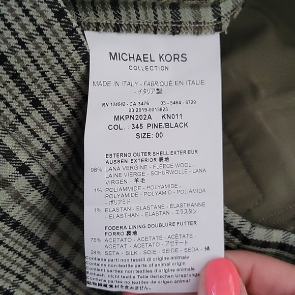 Michael Kors Collection Plaid Crop Pants - Picture 15 of 15